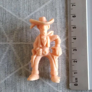 vintage - lucky luke - figurine PVC monochrome - Picture 1 of 2