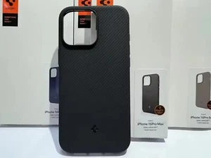 Case For Apple iPhone 16 15 14 13 Pro Max Spigen Silicone Magnetic Back Cover - Picture 1 of 29