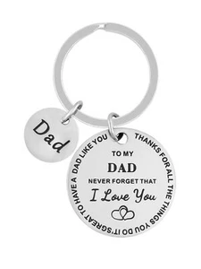 To My Dad Keychain Father's Day Gifts from Son Daughter Father Keychain Dad B... - Picture 1 of 4