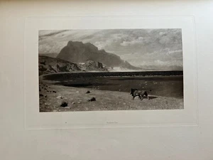 1892 Jean Leon Gerome Hering "Quaerens Quem Devoret" Photogravure Goupil Print - Picture 1 of 2