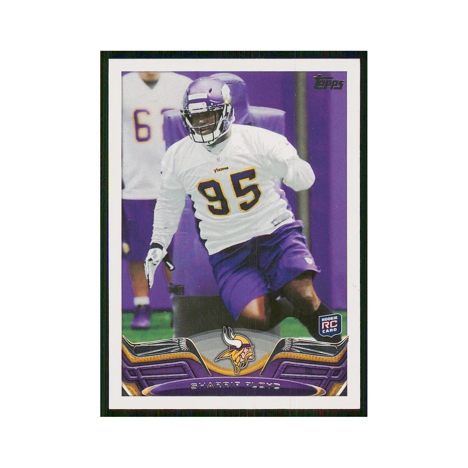 2013 Topps Sharrif Floyd RC Vikings #257 - Image 1 of 3