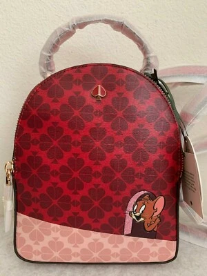 Mochila Mini Convertible Kate Spade X Tom & Jerry PXRUA981 NUEVA CON ETIQUETAS ~ ¡Edición Limitada!! Foto 1 de 4