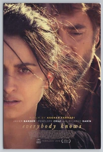 Everyone Knows a Spanish-Language Film Penélope Cruz & Javier Bardem Postcard - Picture 1 of 2