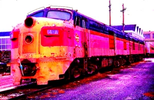 DUPLICATE EKTACHROME SLIDE MILWAUKEE ROAD ALCO DL-109 #14A 8. NOVEMBER 1962 - Bild 1 von 1