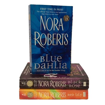 3 x Nora Roberts In The Garden Trilogy Paperback Book Bundle COMPLETE SET - Image 1 of 4