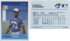 1989 Star Knoxville Blue Jays Webster Garrison #4