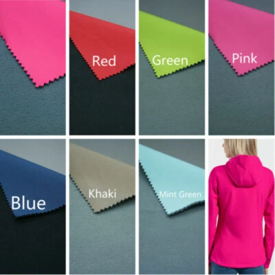 Stretch Polarfleece Softshell Stoff Tuch Doppelseitig Wandern Hose Mantel Nähen - Bild 1 von 4