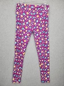NEU LulaRoe lila/gelb/mint Sternenmuster TC Tall & Curvy Leggings - Bild 1 von 8