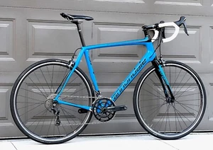 Cannondale Synapse Carbon Ultegra 6800 HED 11 speed Road Bike 58 cm Blue Black - Picture 1 of 15