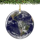 NASA Earth Christmas Ornament, Porcelain 2.75 Inch Christmas Ornament