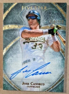 2014 TOPPS FIVE STAR AUTOGRAPHS #FSAJC JOSE CANSECO AUTOGRAPH AUTO #'D 320/399 - Picture 1 of 2