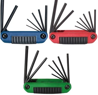 Eklind Fold Up Hex Wrench Key Set Metric SAE Torx 24pc Made in USA - Image 1 of 4