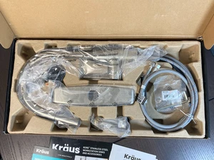 Kraus Oletto Rubinetto con Manico Estraibile - Acciaio Inox Senza Macchie - Foto 1 di 9