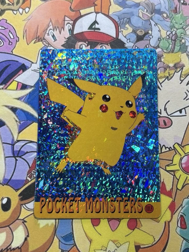 Pokemon Charizard Vintage Pocket Monsters Vending HOLO Prism Sticker 99 Nintendo - Imagem 1 de 3
