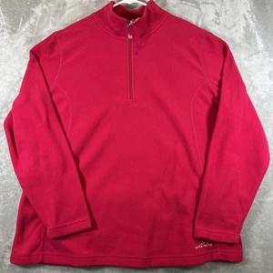 Eddie Bauer Sport fleece pullover 1/4 zip Fucshia Pink Womens XXL New NWT - Picture 1 of 10