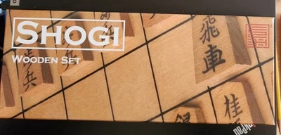 Juego de madera de ajedrez shogi japonés Foto 1 de 4