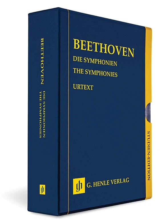 Study Scores Beethoven The Symphonies Orchestra 9 Volumes Henle Urtext Slipcase - Image 1 of 1