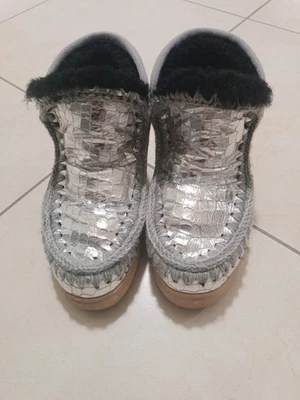 Mou Cocco silver Montone 39 Stivaletto Stivale Stivaletti - Immagine 1 di 4