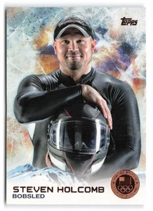 Topps 2014 Equipo Olímpico y Paralímpico de Estados Unidos y Hopefuls #45 Steven Holcomb Bronce - Imagen 1 de 2