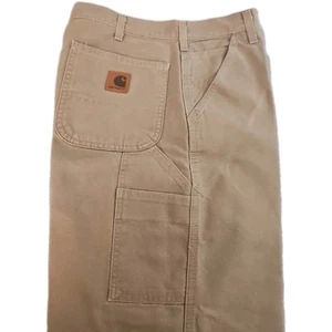Vintage Carhartt Work Pants Men 34x34, Hard Criss Excellent Condition - Picture 1 of 6