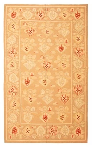 Vintage Hand Woven Turkish Carpet 5'11" x 9'8" Traditional Wool Kilim Rug - Picture 1 of 9