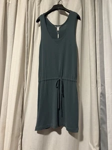Vestido sin mangas otoño cachemir con cordón talla pequeña verde militar nuevo con etiquetas - Imagen 1 de 10