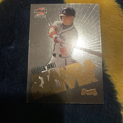 1997 Score - Stand & Deliver Chipper Jones #3 - Image 1 of 2