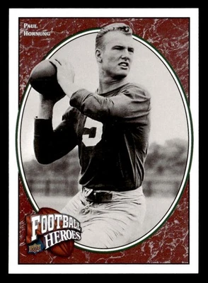 Paul Hornung 2008 Upper Deck Football Heroes Card #223 Green Bay Packers - Image 1 of 2