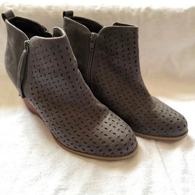 Botines de cuña recortados grises Report Granger 11  Foto 1 de 4