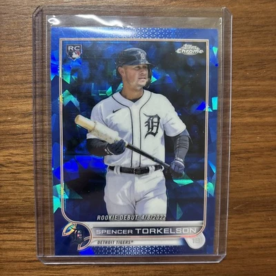 2022 Topps Chrome Update Sapphire Rookie Debut Spencer Torkelson #US231 (RC) - Image 1 of 2
