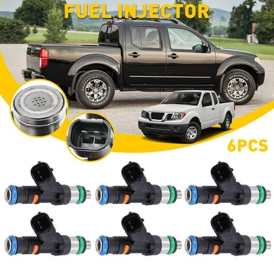 6Pcs Fuel Injector for Nissan Pathfinder Frontier Xterra Suzuki Equator V6 4.0L - Image 1 of 4