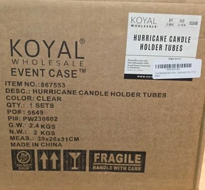 Koyal Hurricane Holder Tubes 6pk - Picture 1 of 3