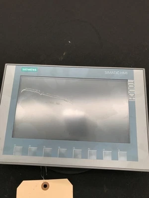 SIEMENS 6AV2123-2JB03-0AX0 HMI PANEL KTP900 9IN PROFINET USED SCREEN DAMAGE - Image 1 of 4