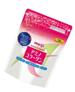 Meiji Amino Collagen powder refill, from japan Glucosamine Vitamin C Amino Acids