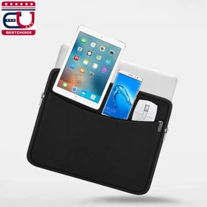 Laptop Sleeve Case Bag for 13" 14"MacBook Air Pro Dell HP Soft Shockproof Pouch - Picture 1 of 8