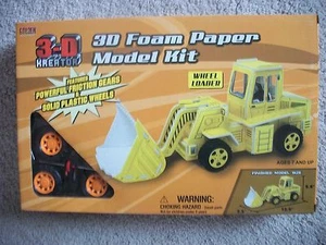 Papiermodell Radlader Golden 3-D Kreator Schaumstoff Papier Modellbausatz Lader Neu - Bild 1 von 2