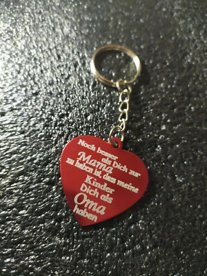 Anhänger Mama Liebe Mutter Herz Gravur Muttertag Geschenk Baby Mothers Day Love - Bild 1 von 4