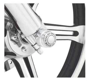 HARLEY NEW OEM HD motor co. front axle nut cover softail touring dyna 44148-07A - Picture 1 of 1