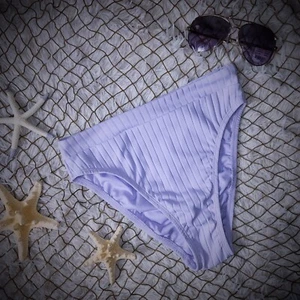Slip bikini piccolo a costine lavanda vita alta xhilaration - Foto 1 di 8