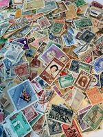 400 Worldwide Stamps Off Paper
