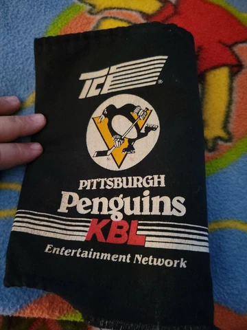 Vintage Pittsburgh Penguins 1980s Bottle Koozie Cover