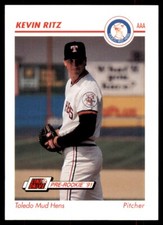 1991 Line Drive AAA Kevin Ritz Toledo Mud Hens #596