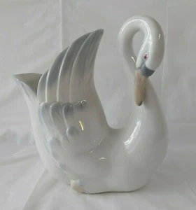 Vintage LLADRO Porcelain Swan Vase/Planter NAO-DAISA 1977 Spain - Bild 1 von 12