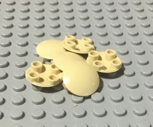 LEGO Tan  2x2 Round Boat Bottom Plates Lot of 12 - Picture 1 of 1