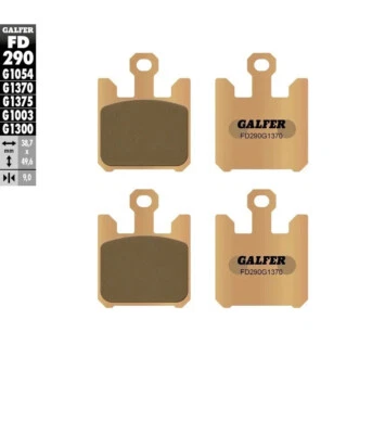 Тормозные колодки Galfer спеченные FD290G1370 - Изображение 1 из 4