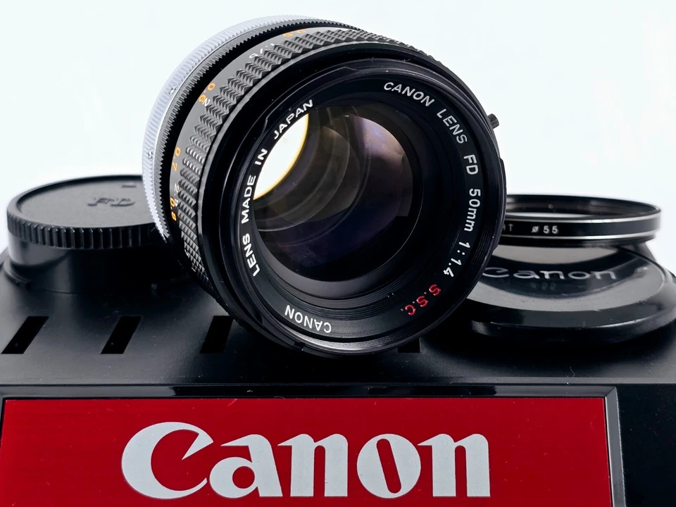 🌸[Excellent+++++] Canon FD 50mm F1.4 s.s.c. ssc Standard MF Lens From Japan - Image 1 of 4