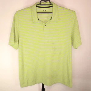 Oakley Striped Polo Short Sleeve Shirt Size XXL Mens - Picture 1 of 5