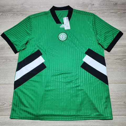 Adidas Men's Celtic FC Football Soccer Club Green Jersey Size XL Cover