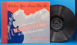 Wayne King Orch 78RPM VICTOR 4 Record Set Album Book P-70 Waltzes You Saved - Foto 1 di 14