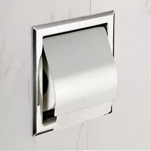 Recessed Paper Holder for Bathroom Storage, Toilet roll Holder, Stainless Ste... - Picture 1 of 5
